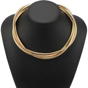 Ethnic Jeweled Gold Necklace | Statement Collar Jewelry.